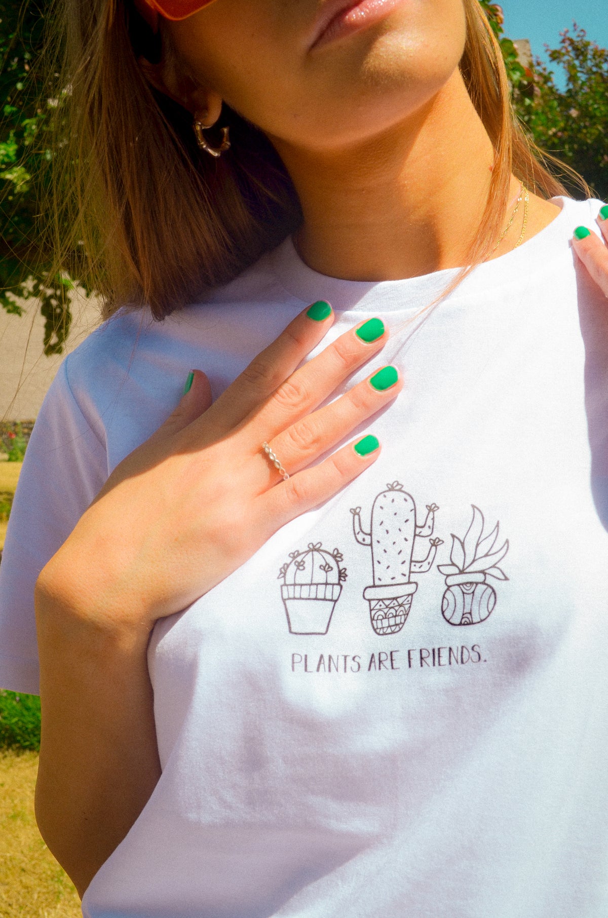 Plants are Friends - Unisex Organic Cotton T-Shirt