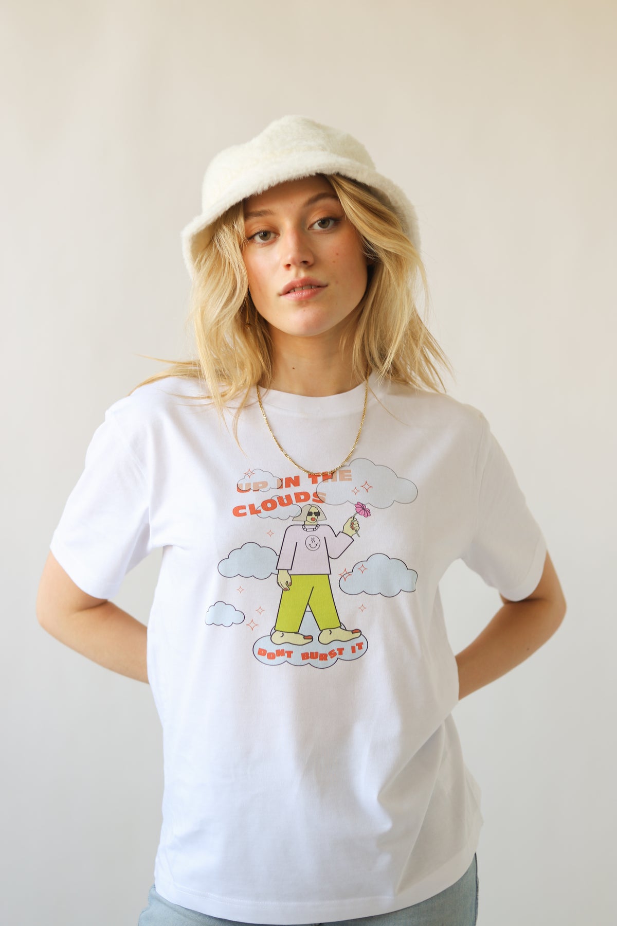 Up in the Clouds - Unisex Organic Cotton T-Shirt