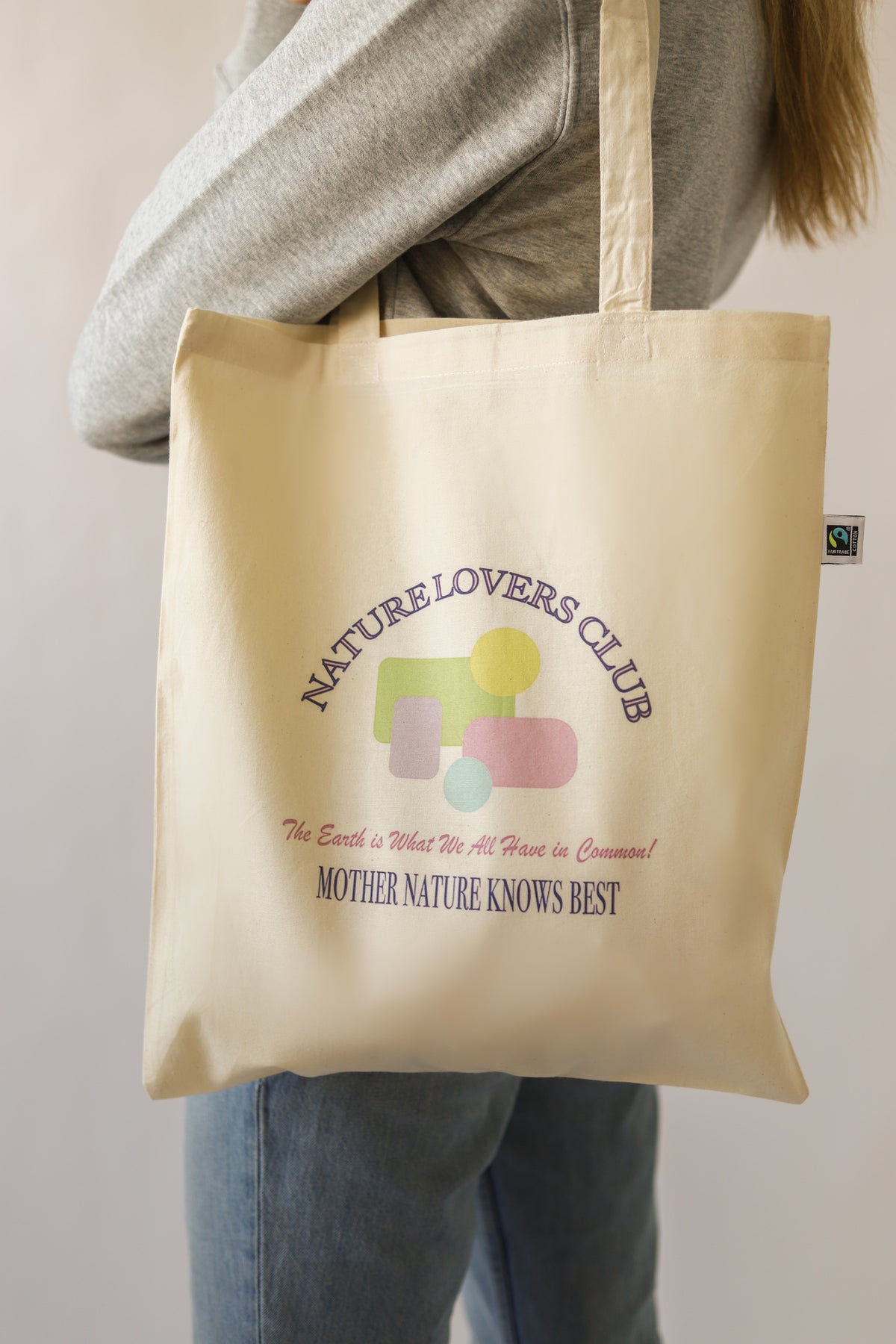 Nature Lovers Club Tote Bag - Vegan - 100% Organic Cotton