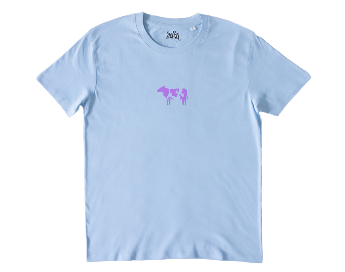 Pink Cow - Unisex Organic Cotton T-Shirt