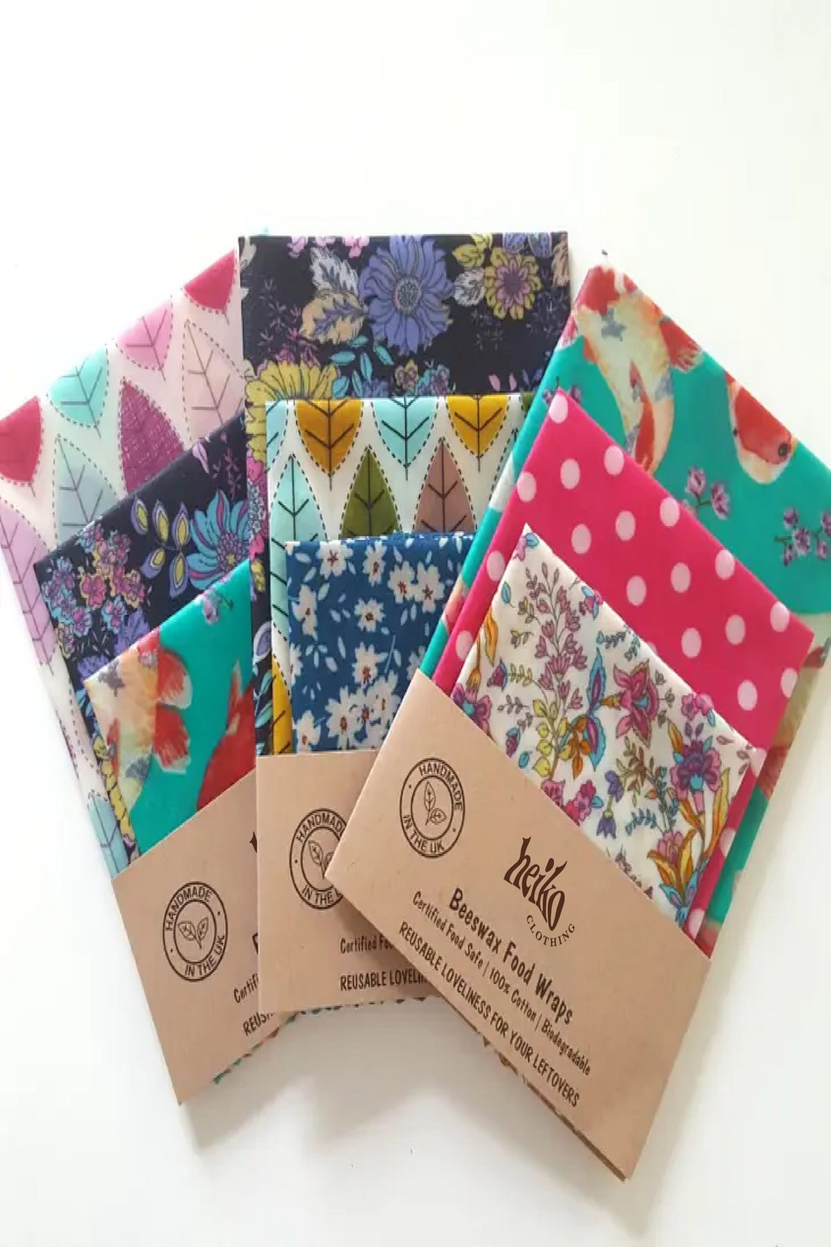 NEW - Beeswax Food Wraps (Pine Resin Free) Certified Food Safe