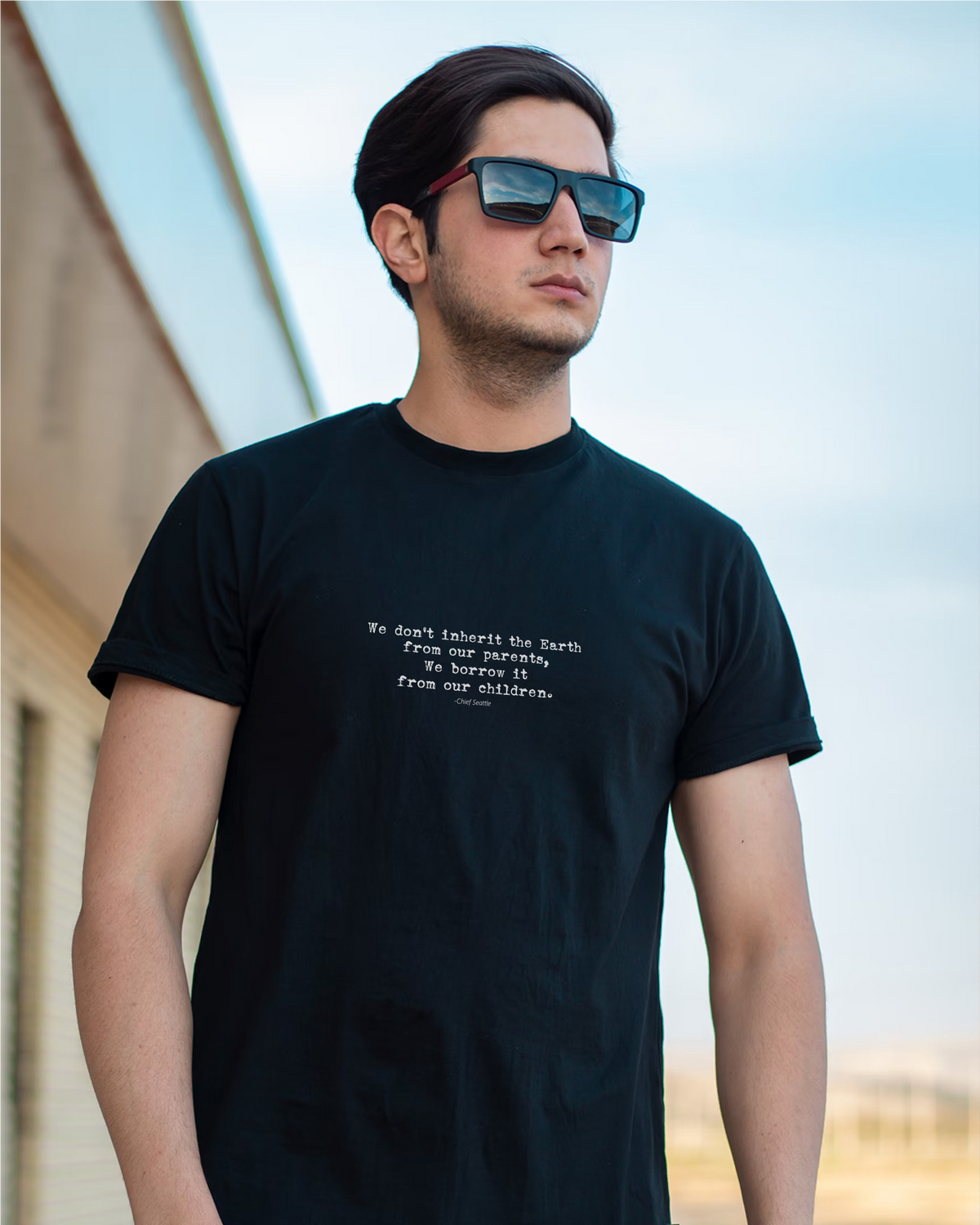 We don&#39;t Inherit the Earth - New &#39;24 Edition Unisex Organic Cotton T-Shirt
