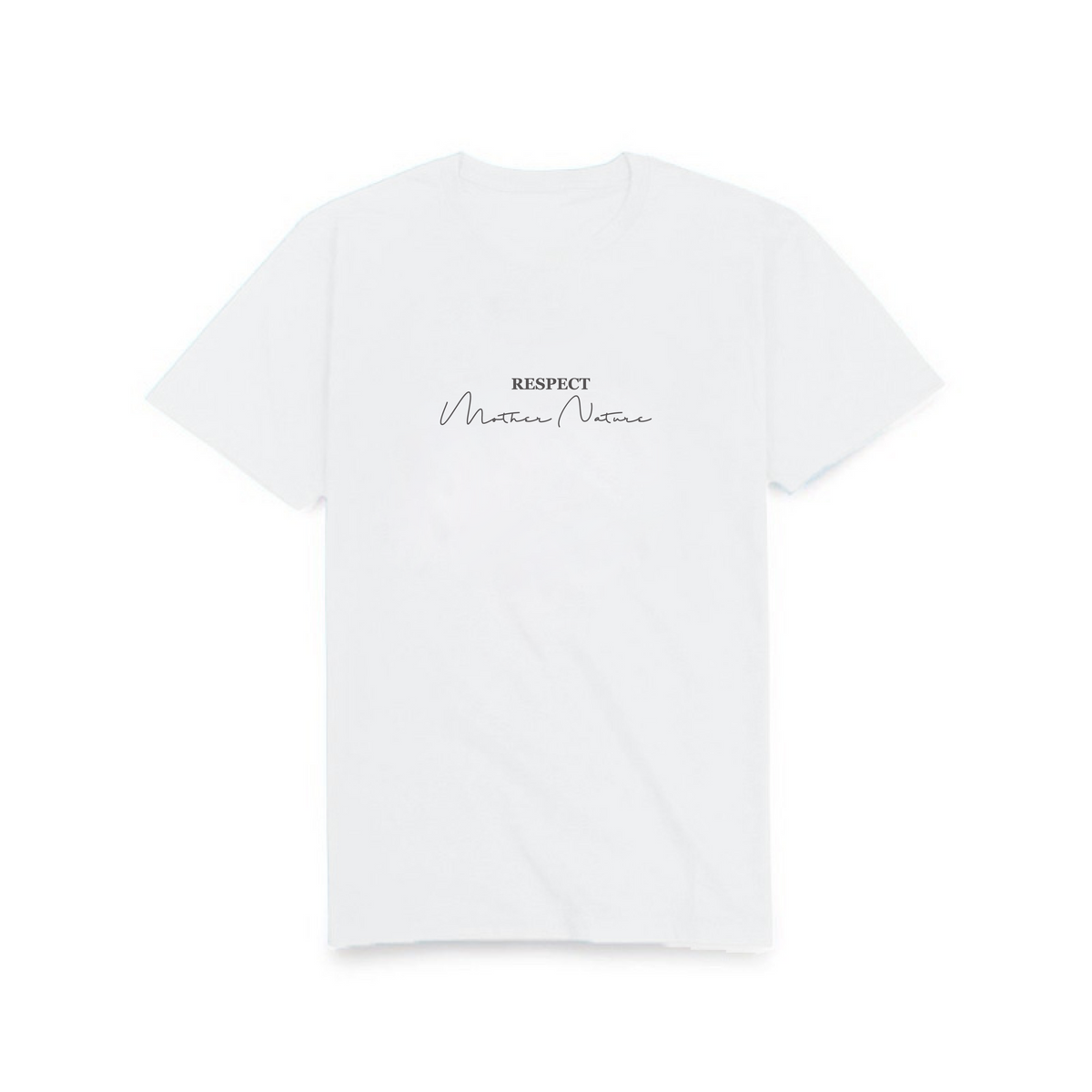 Respect Mother Nature - Unisex Organic Cotton T-Shirt