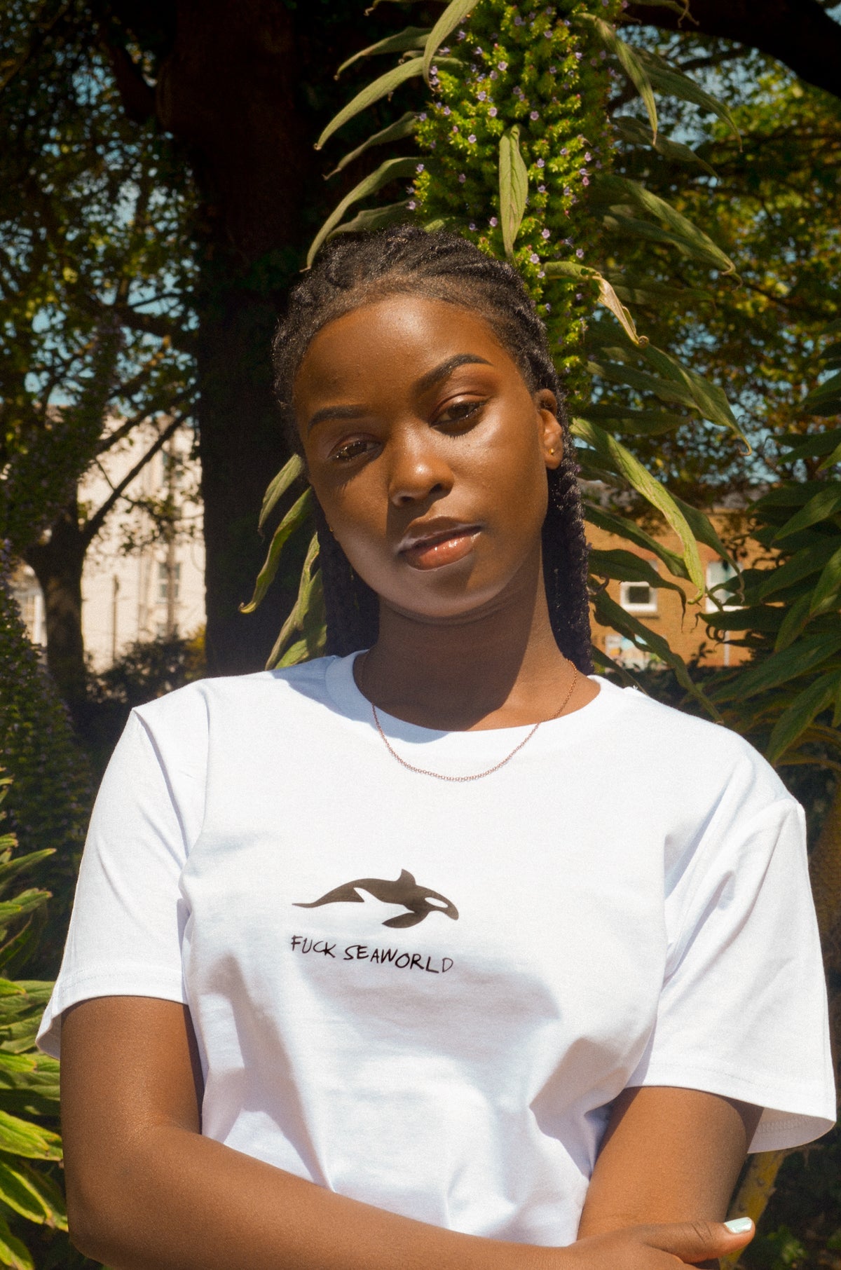 F*ck Seaworld - Relaxed Organic Cotton T-Shirt