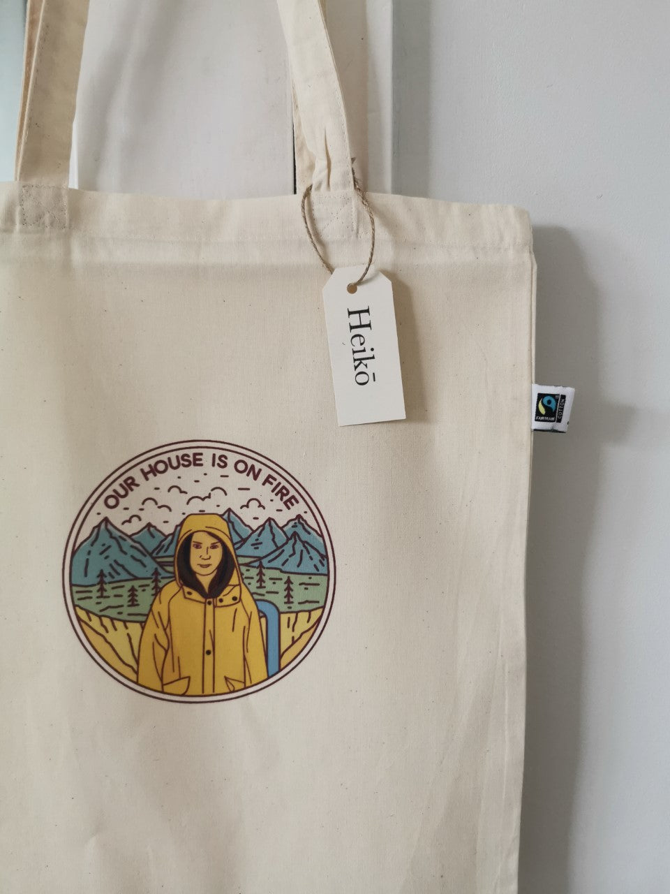 Greta Thunberg Tote Bag - Vegan - 100% Organic Cotton