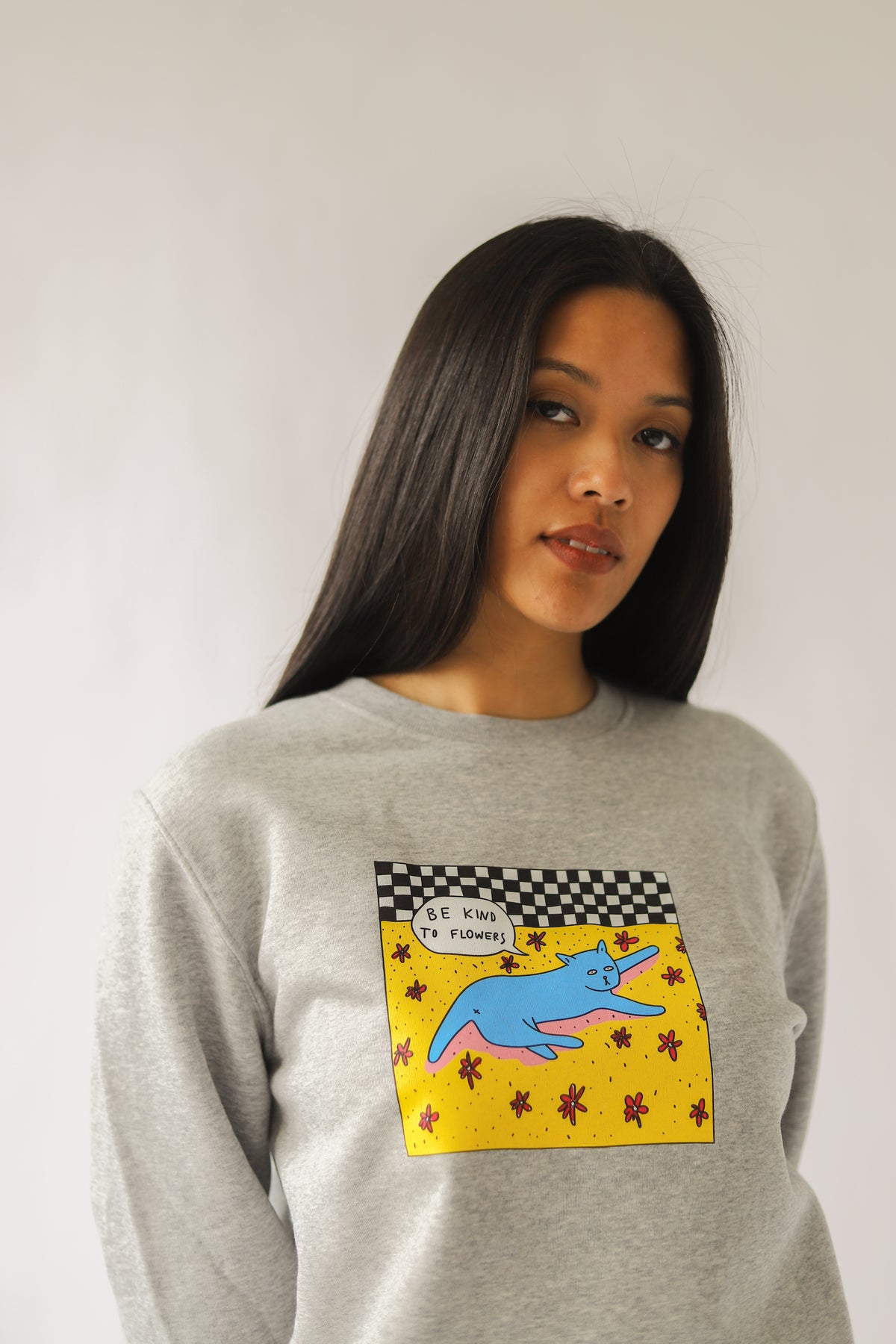 Be Kind To Flowers - Sustainable Sweatshirt