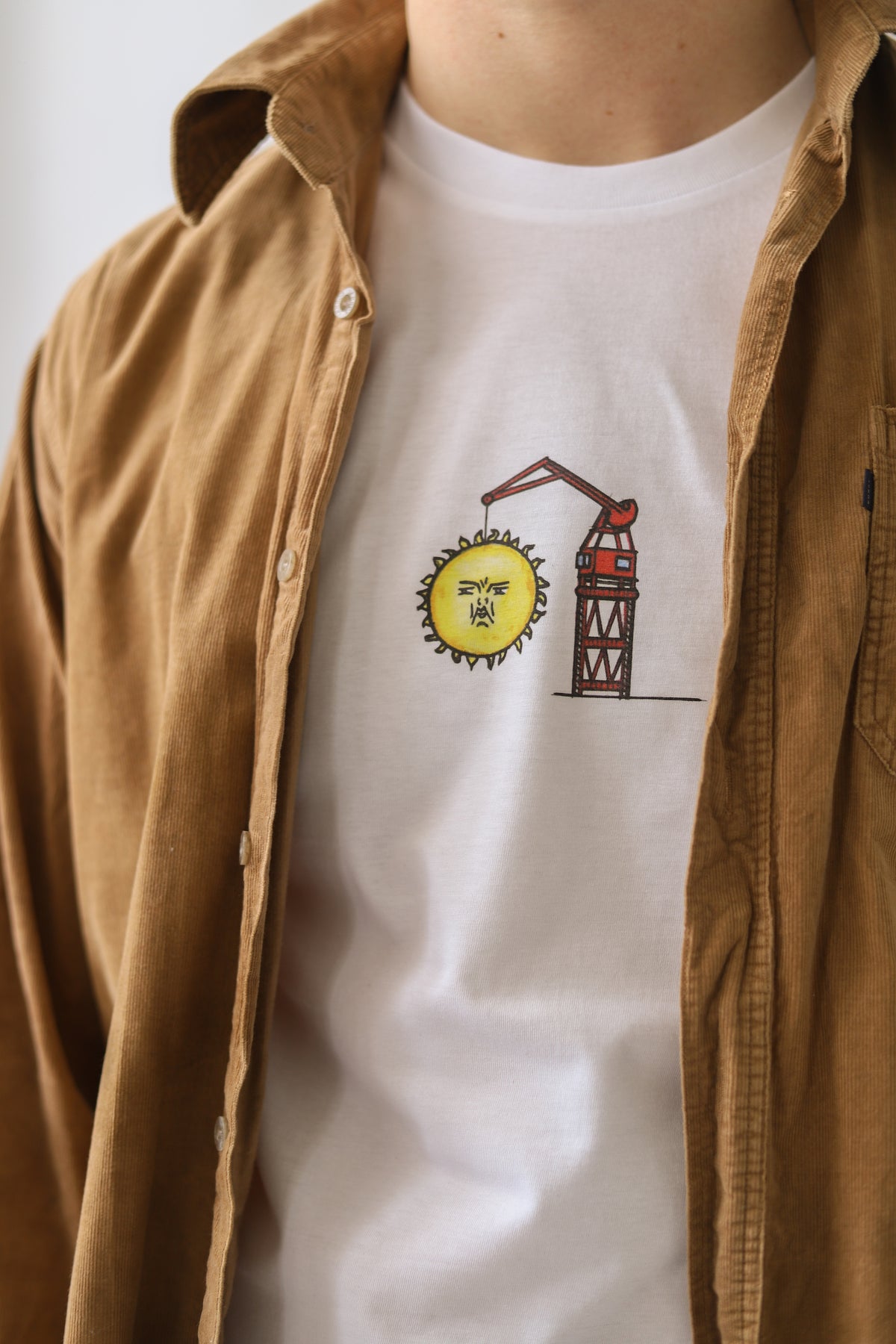 Moody Sun - Relaxed Organic Cotton T-Shirt