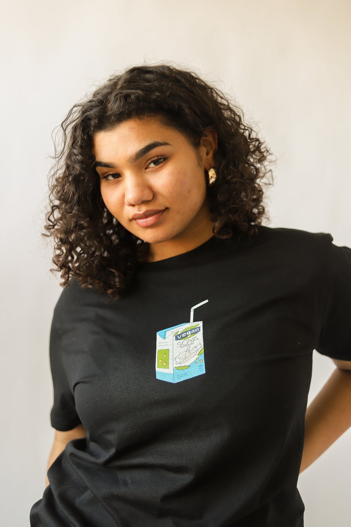 Soy Milk Lover - Relaxed Organic Cotton T-Shirt