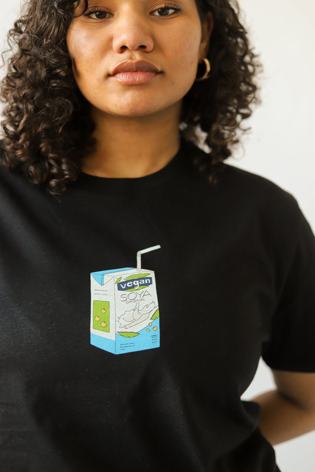 Soy Milk Lover - Relaxed Organic Cotton T-Shirt