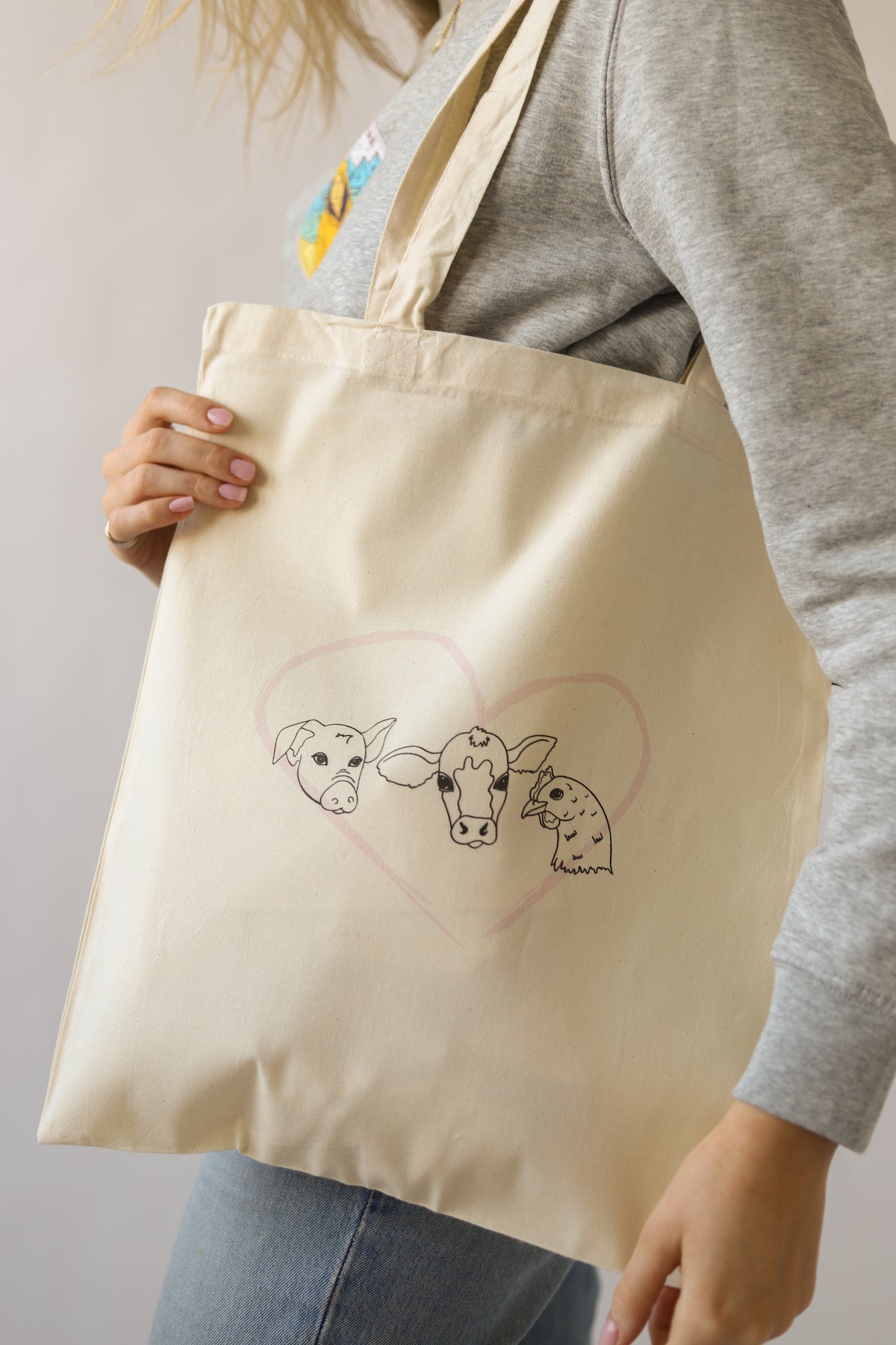 Vegan on sale canvas bag