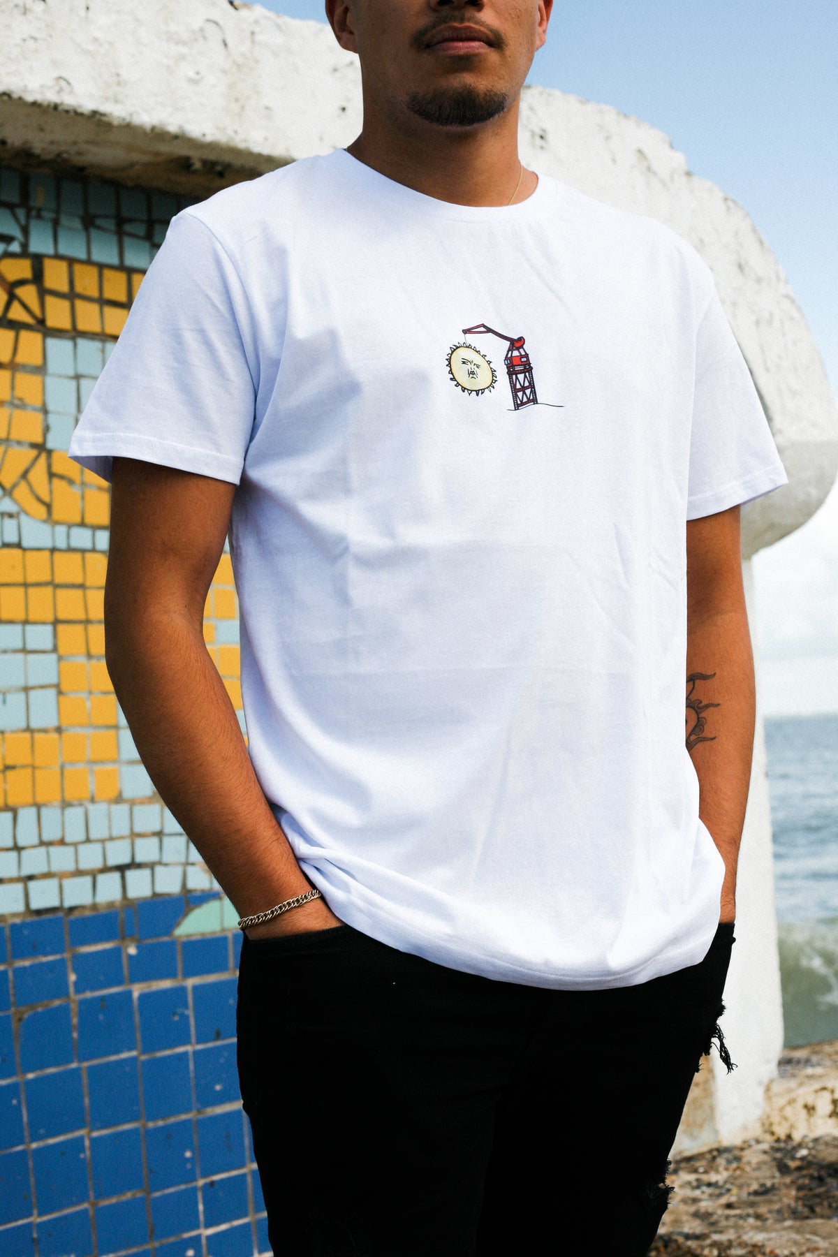 Moody Sun - Relaxed Organic Cotton T-Shirt