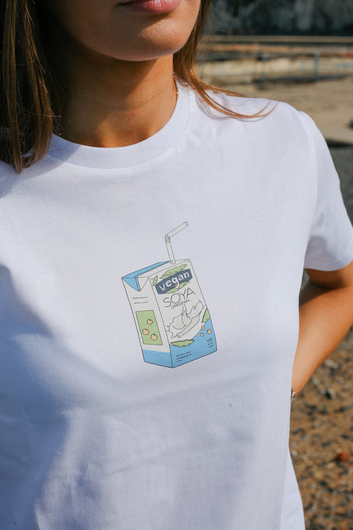 Soy Milk Lover - Relaxed Organic Cotton T-Shirt