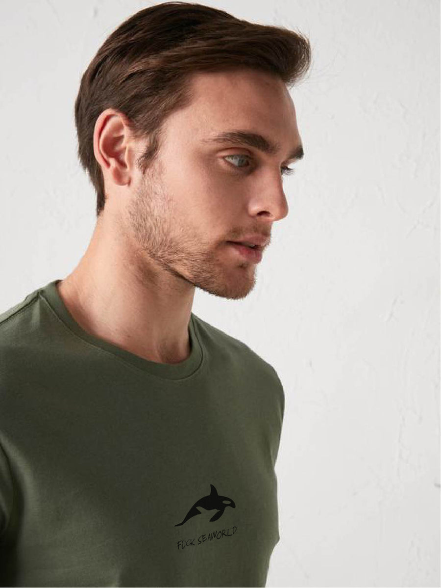 F*CK Seaworld - Unisex Organic Cotton T-Shirt - Limited Colours M - XXXL