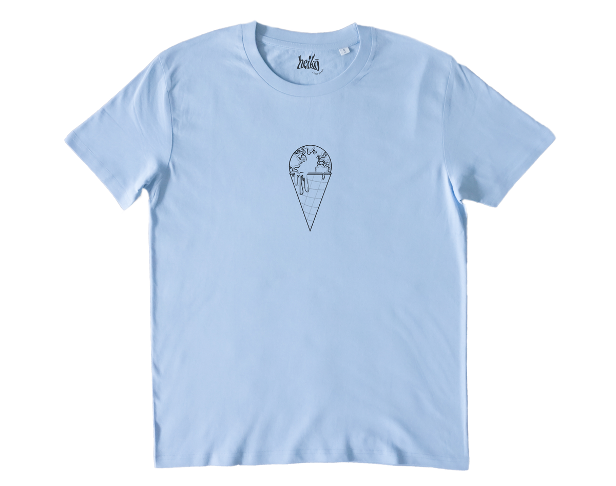 The Earth is Melting - Relaxed Organic Cotton T-Shirt