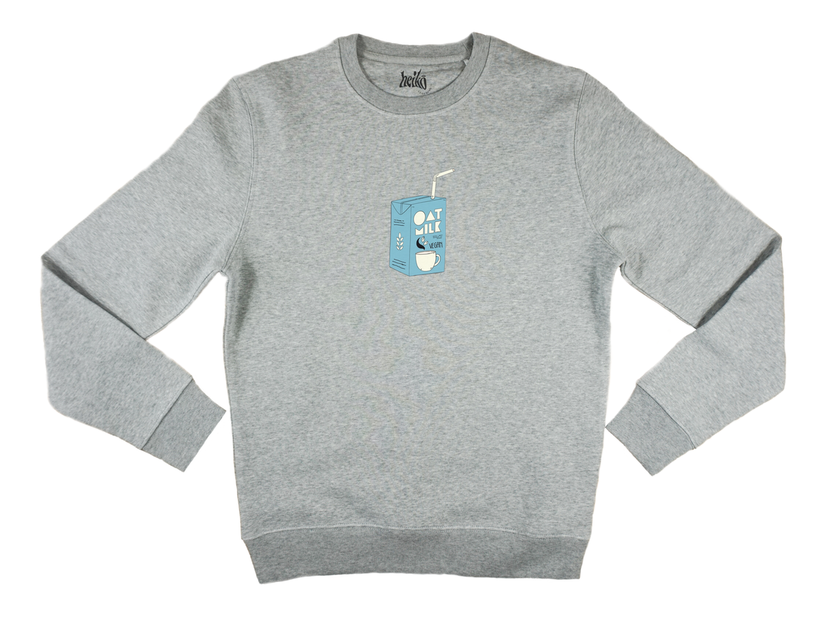 Oat Milk Addict - Unisex Sustainable Sweatshirt