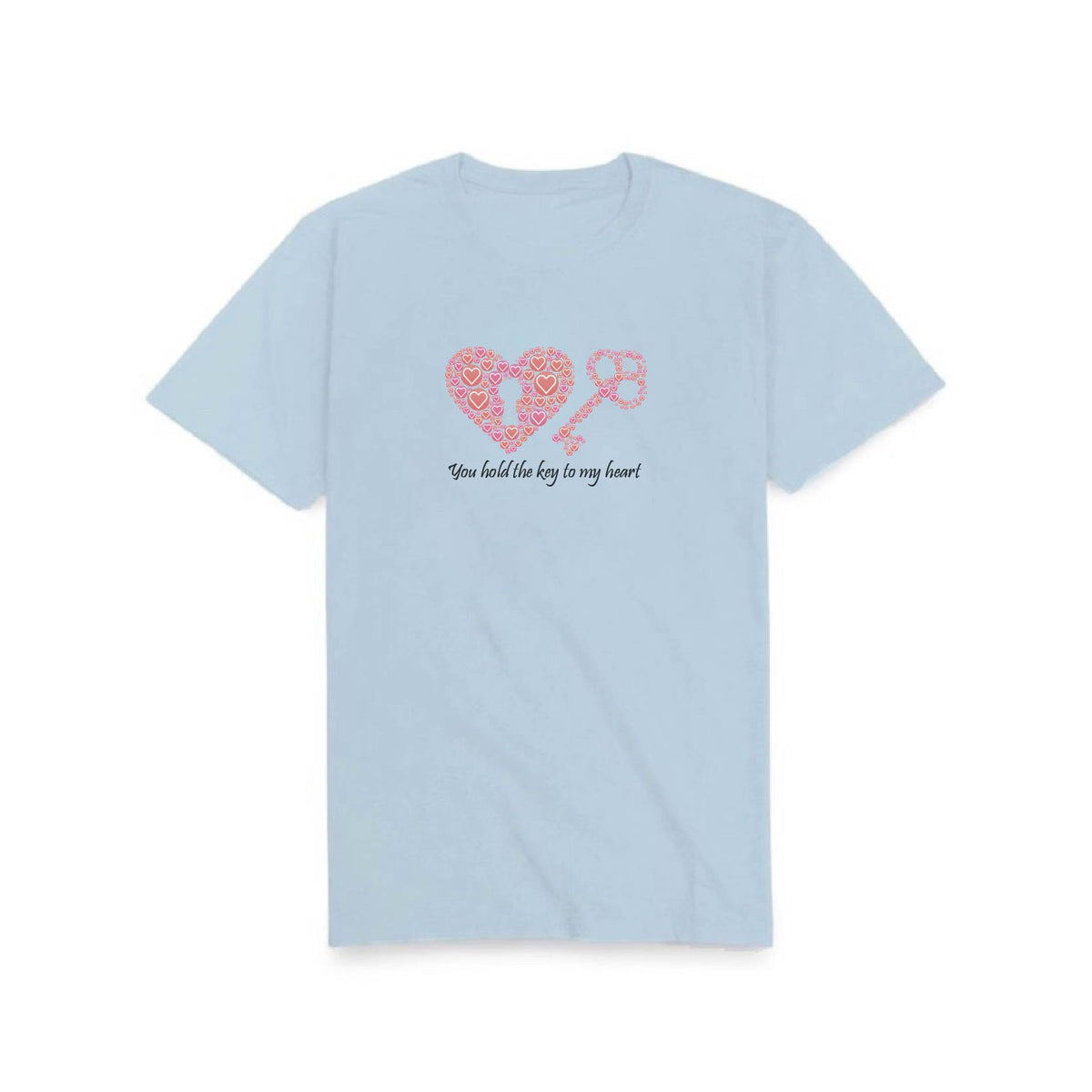 Heart &amp; Key - Unisex Organic Cotton T-Shirt