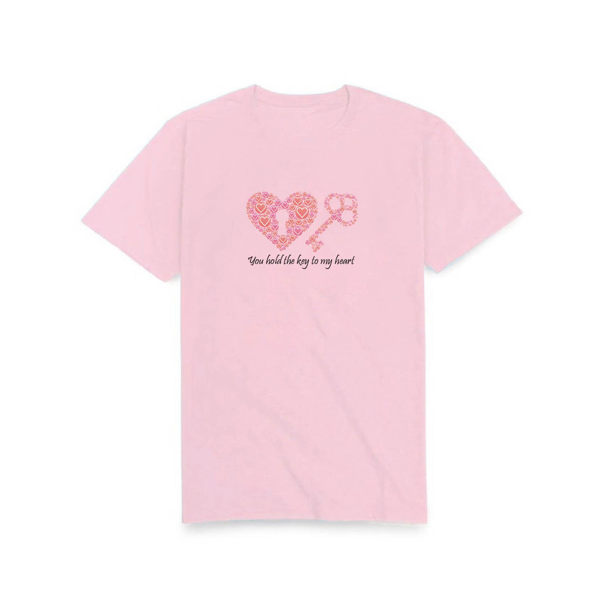 Heart &amp; Key - Unisex Organic Cotton T-Shirt