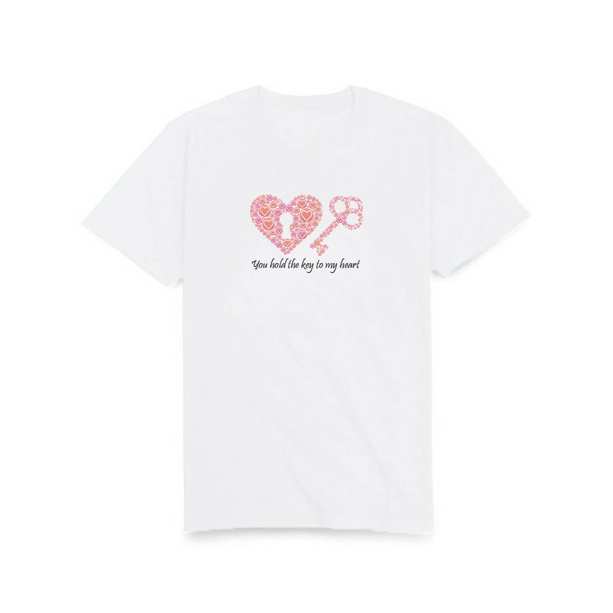 Heart &amp; Key - Unisex Organic Cotton T-Shirt