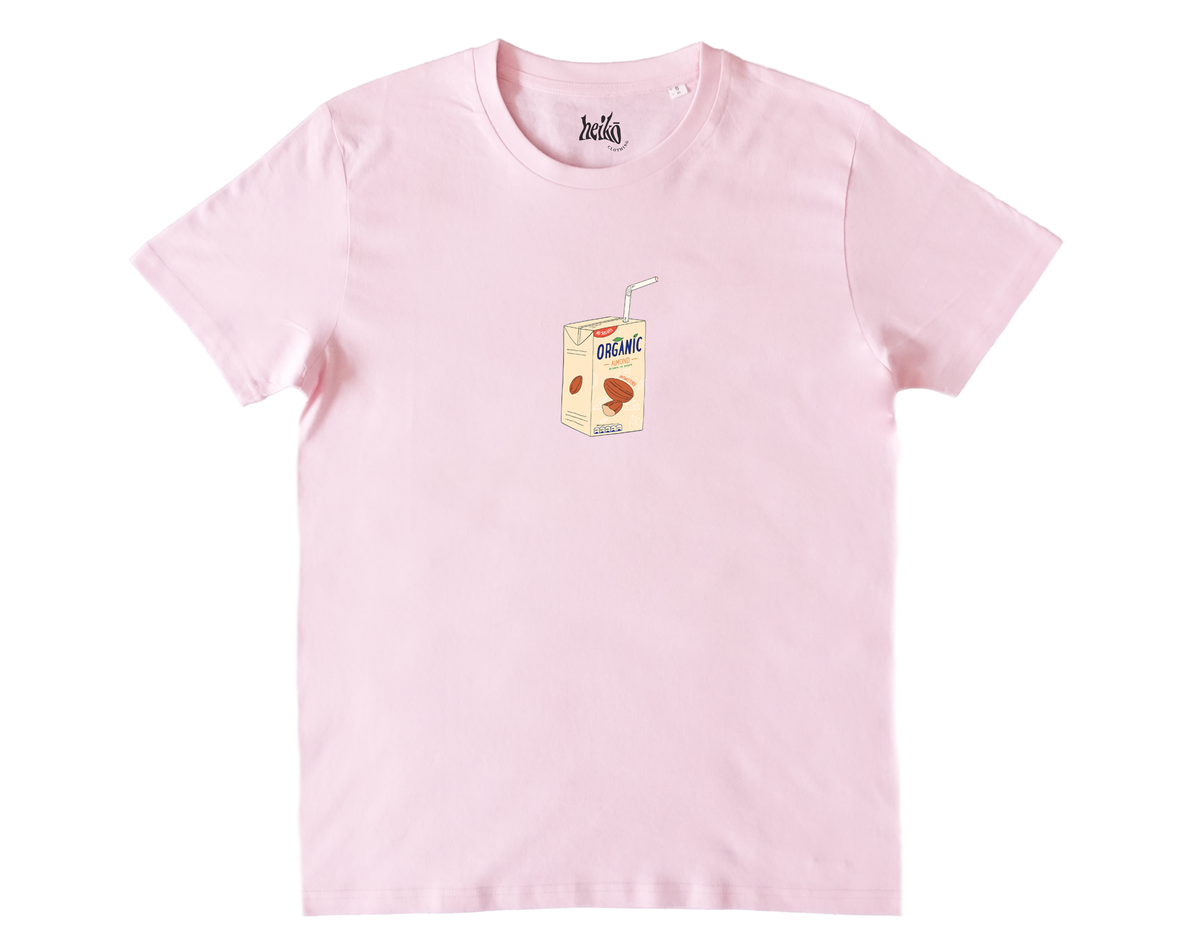 Almond Milk Addict - Relaxed Organic Cotton T-Shirt