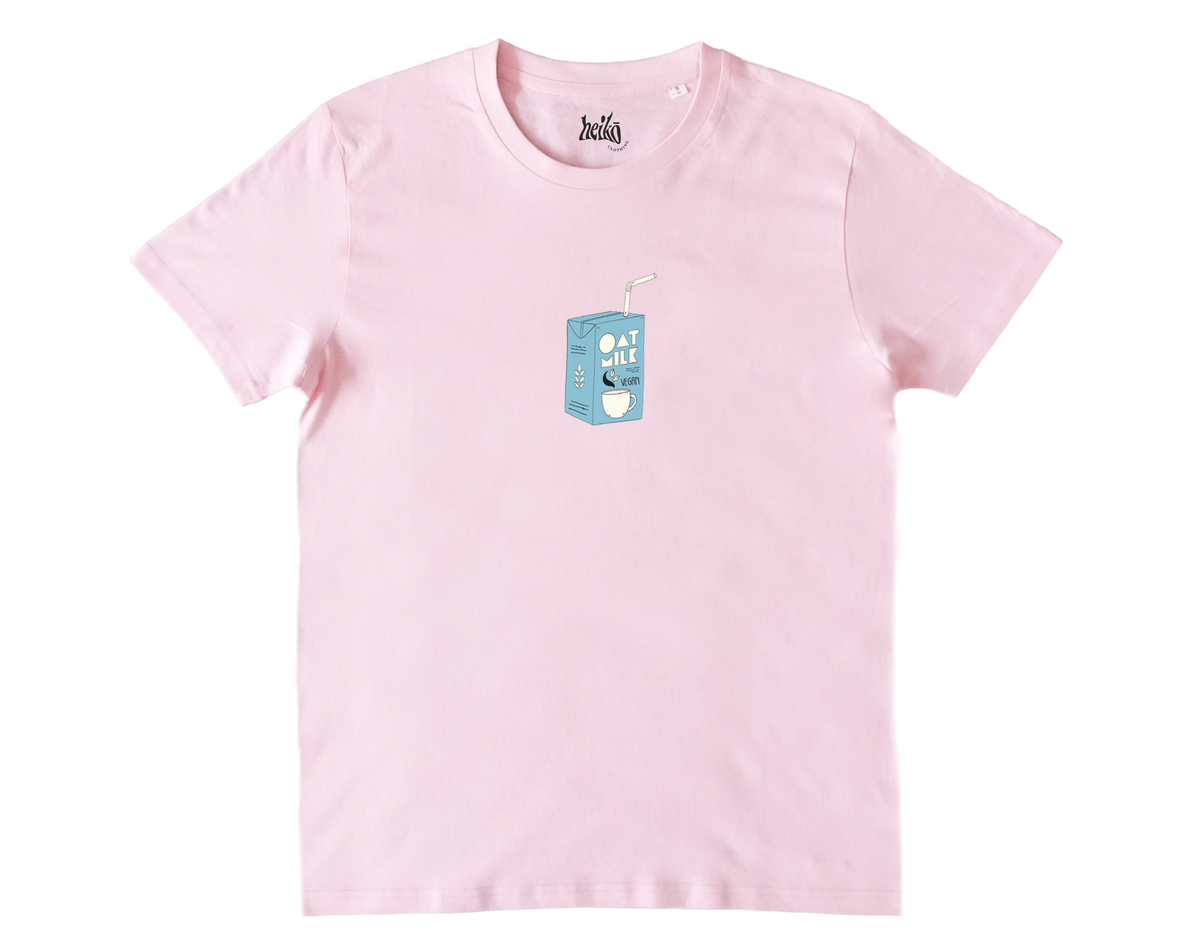 Oat Milk Addict - Relaxed Organic Cotton T-Shirt