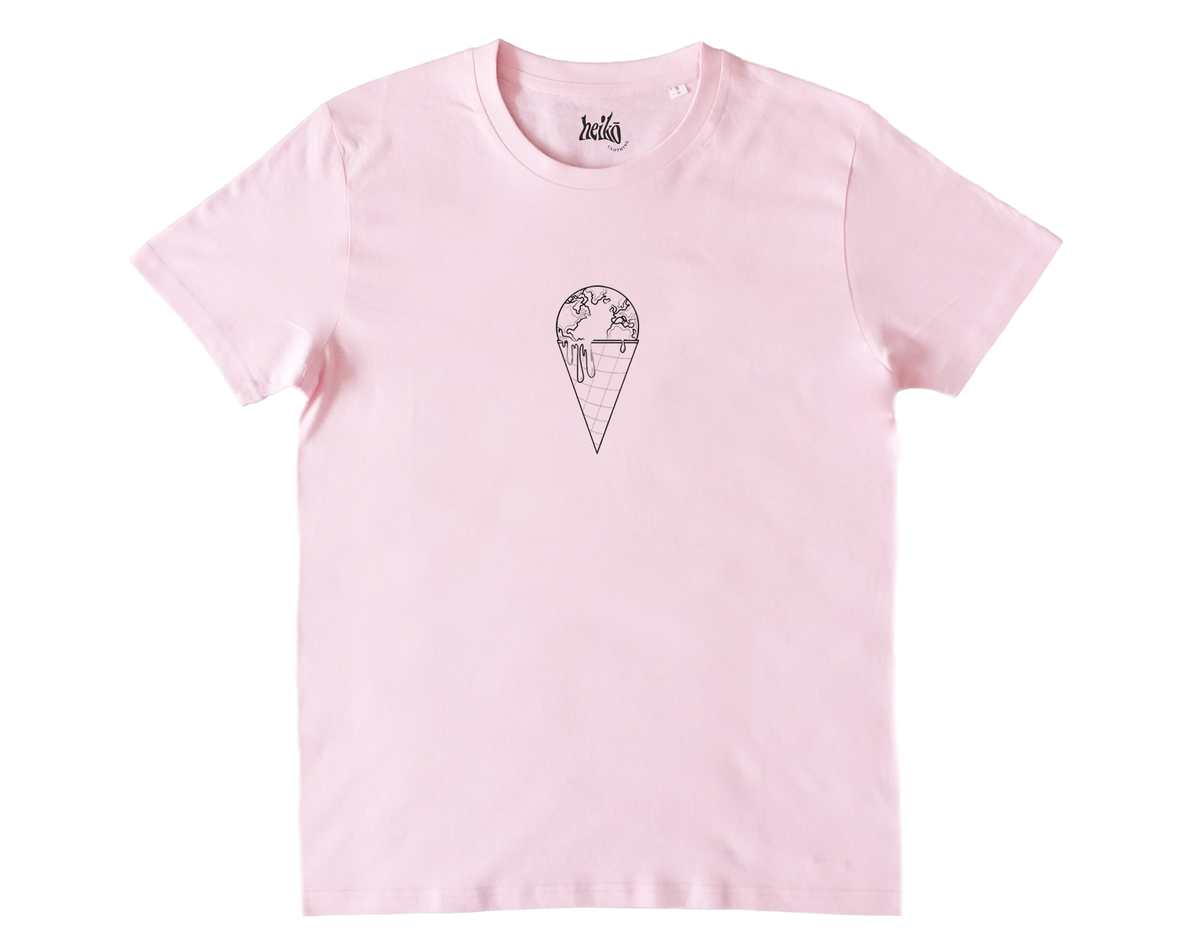 The Earth is Melting - Relaxed Organic Cotton T-Shirt