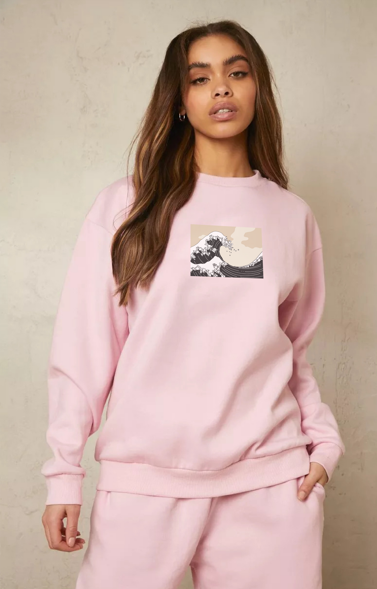 The Plastic Wave Off Kanagawa - Sustainable Sweatshirt