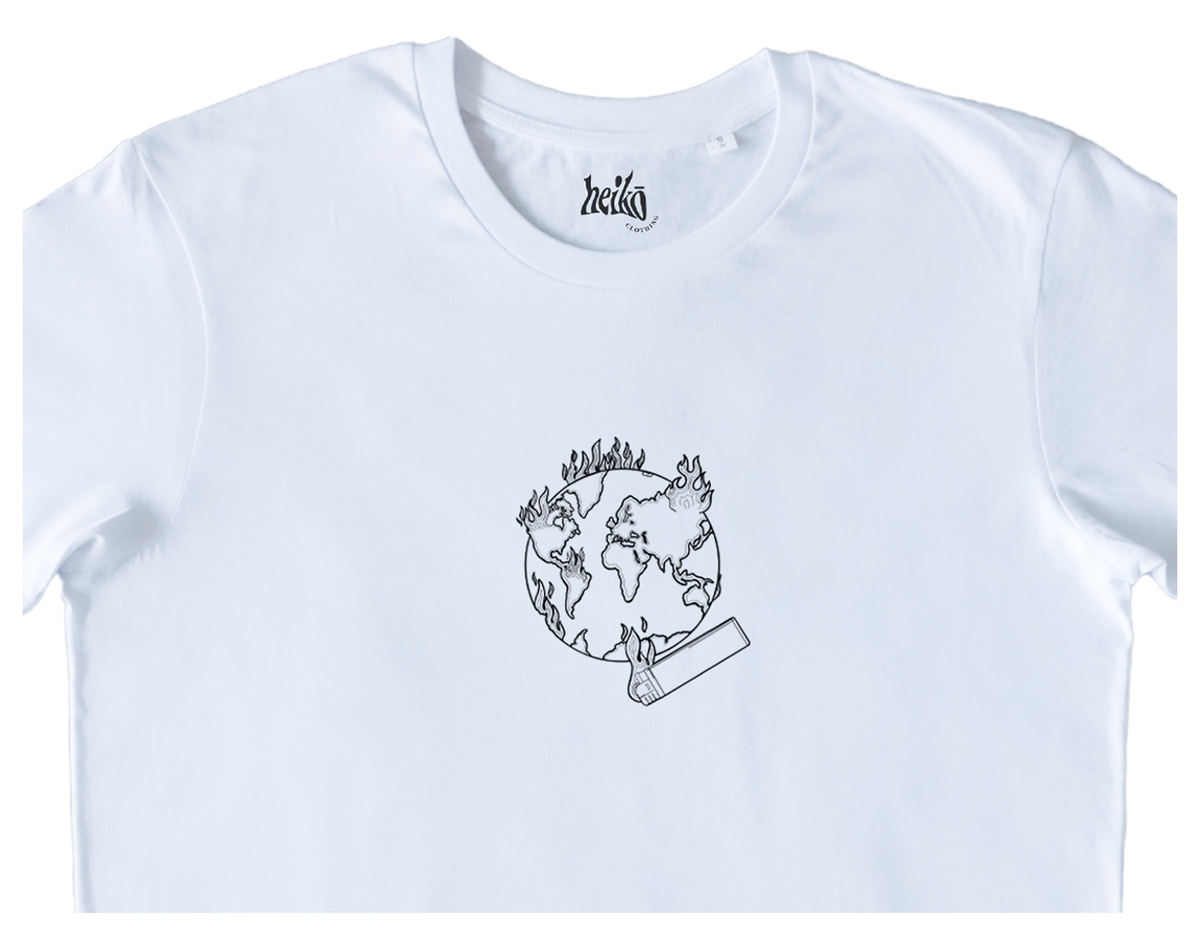 Flamin&#39; Hot - Relaxed Organic Cotton T-Shirt