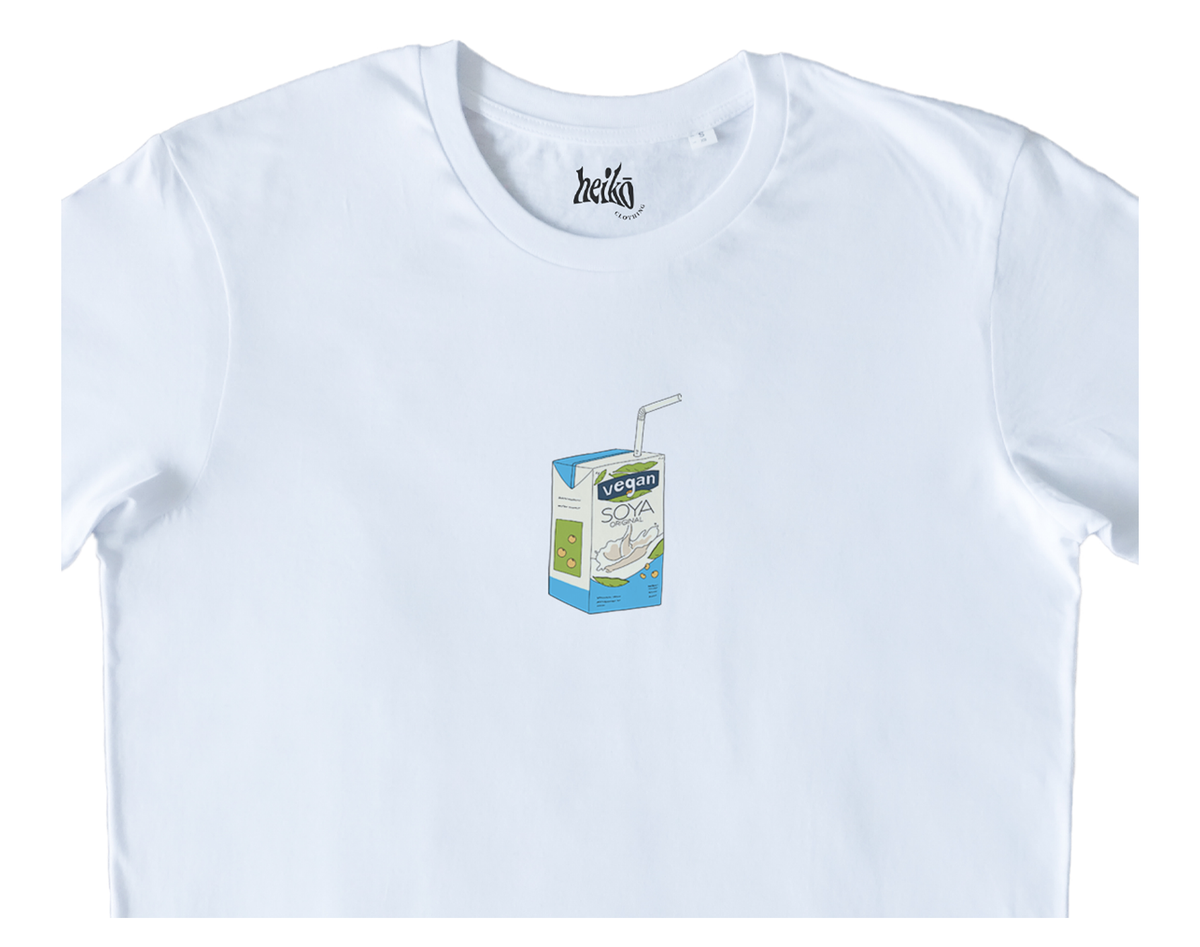 Soy Milk Lover - Relaxed Organic Cotton T-Shirt