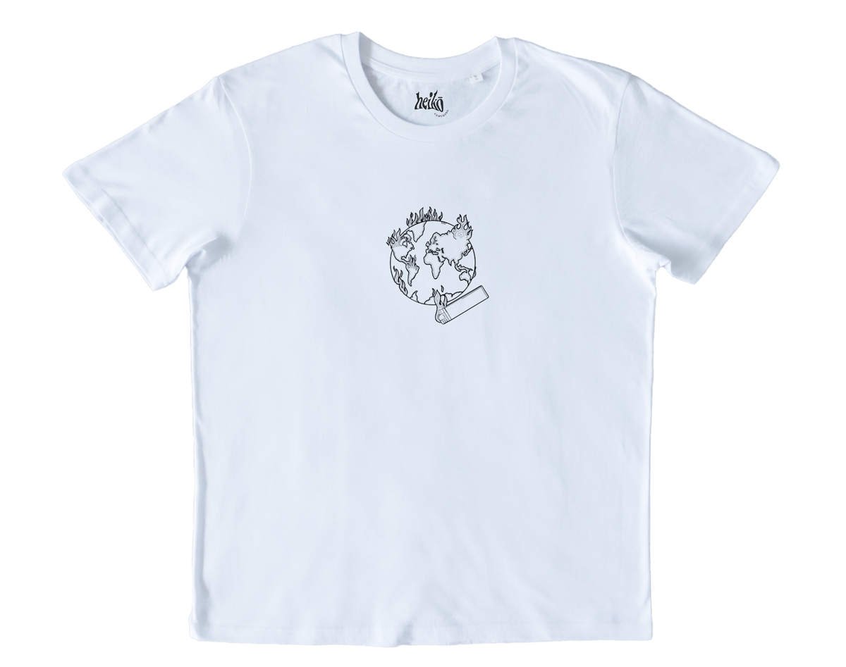 Flamin&#39; Hot - Relaxed Organic Cotton T-Shirt