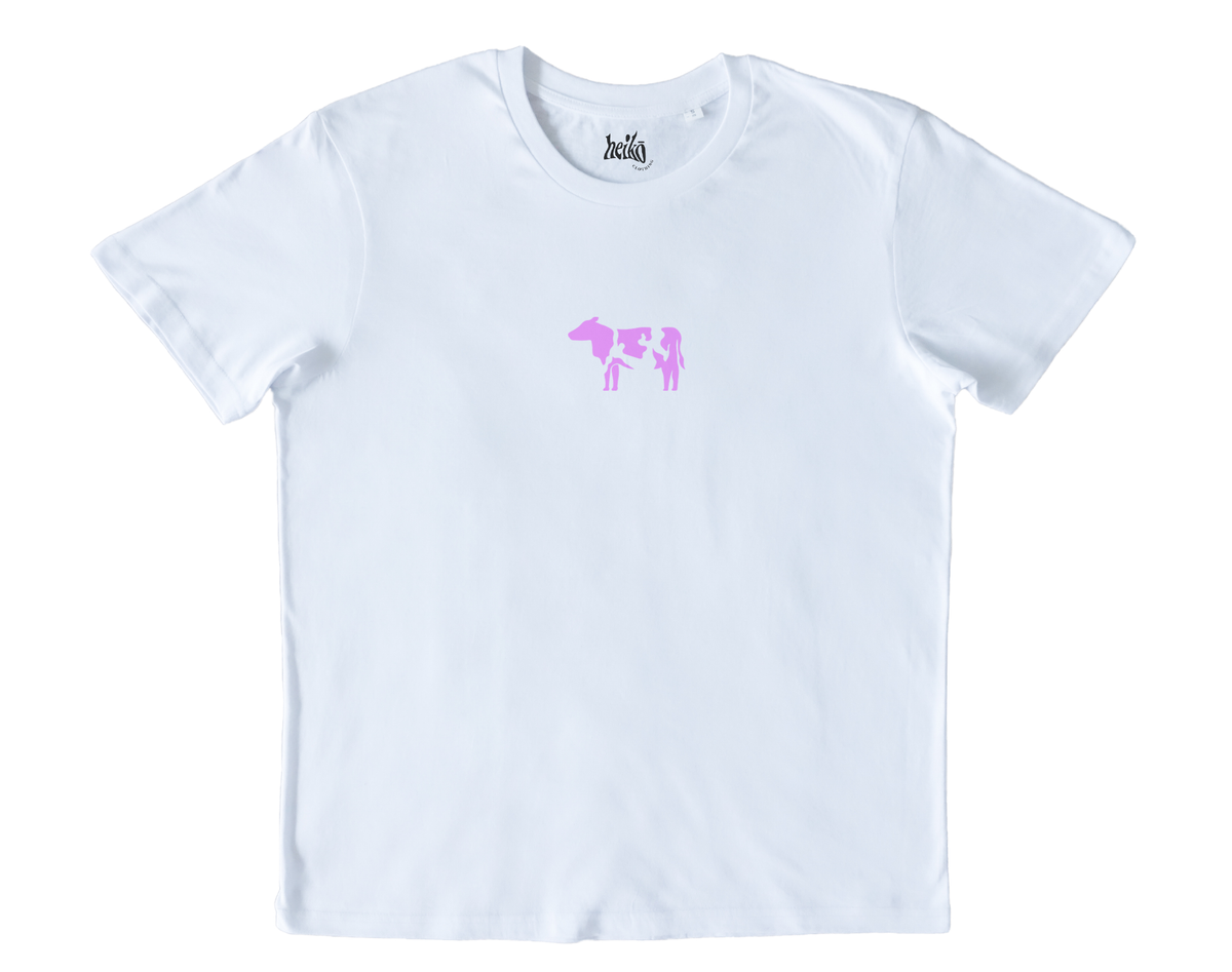 Pink Cow - Relaxed Organic Cotton T-Shirt