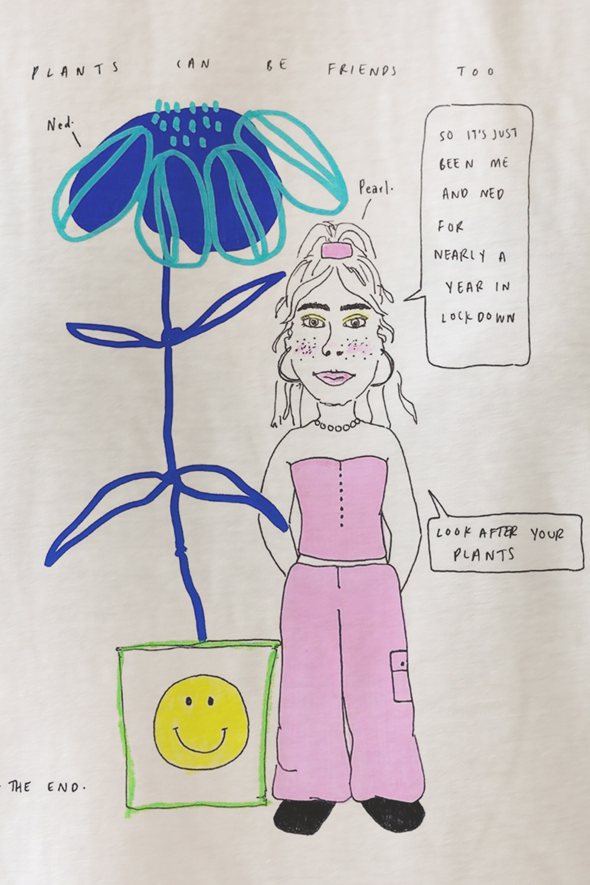 Pearl and Ned - Organic Cotton T-Shirt